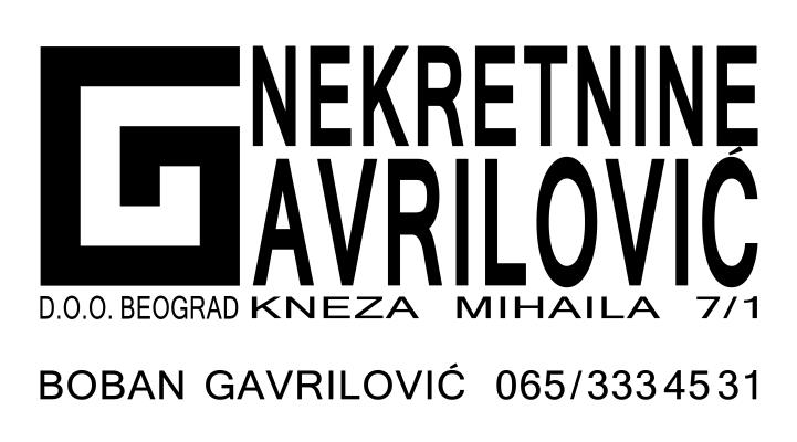 poslovni prostor NEKRETNINE GAVRILOVIĆ D.O.O.BEOGRAD 